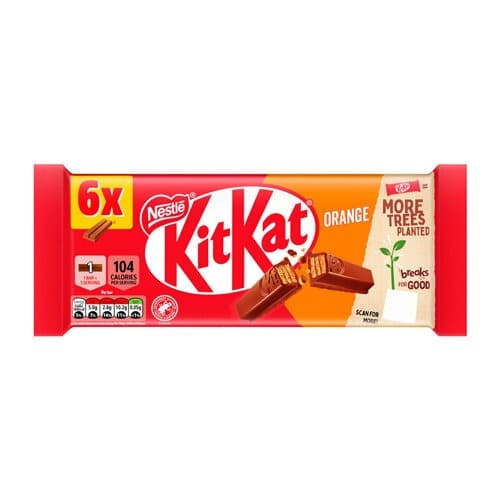Шоколадный батончик KitKat Orange Chocolate Bar 124,4гр