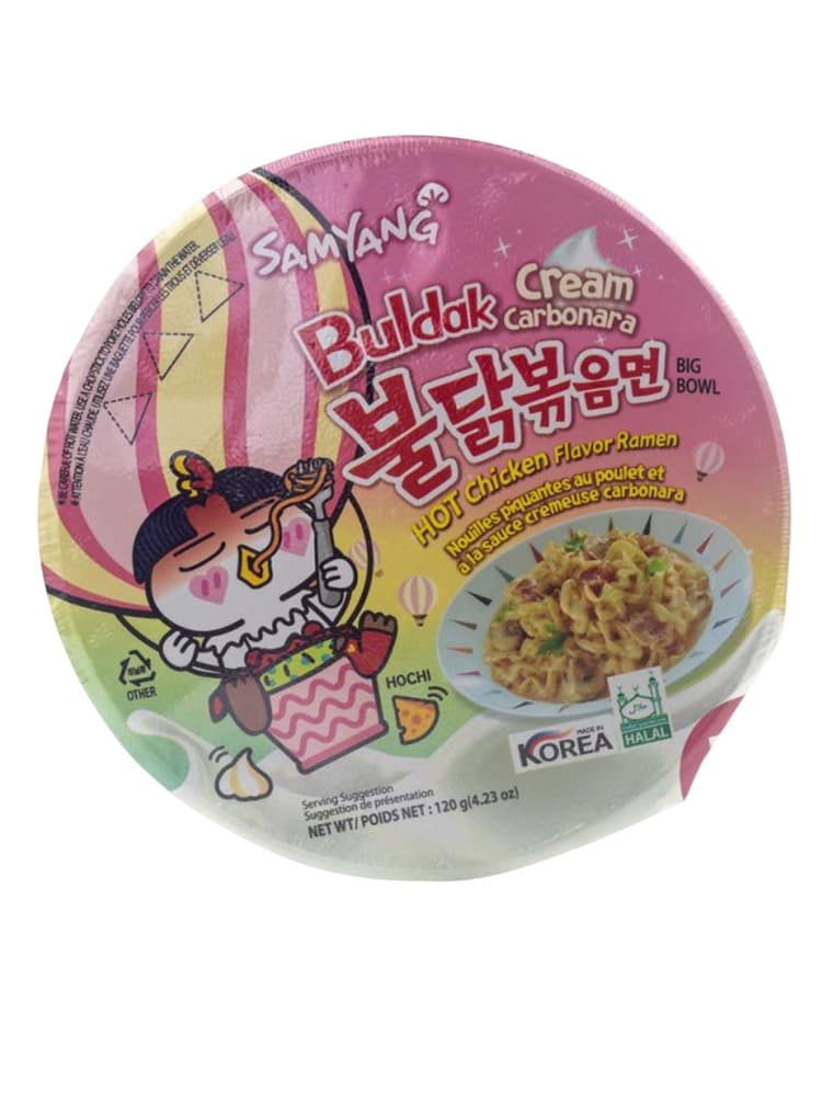 Лапша Samyang Hot Chicken Ramen Creamy Carbonara 120гр
