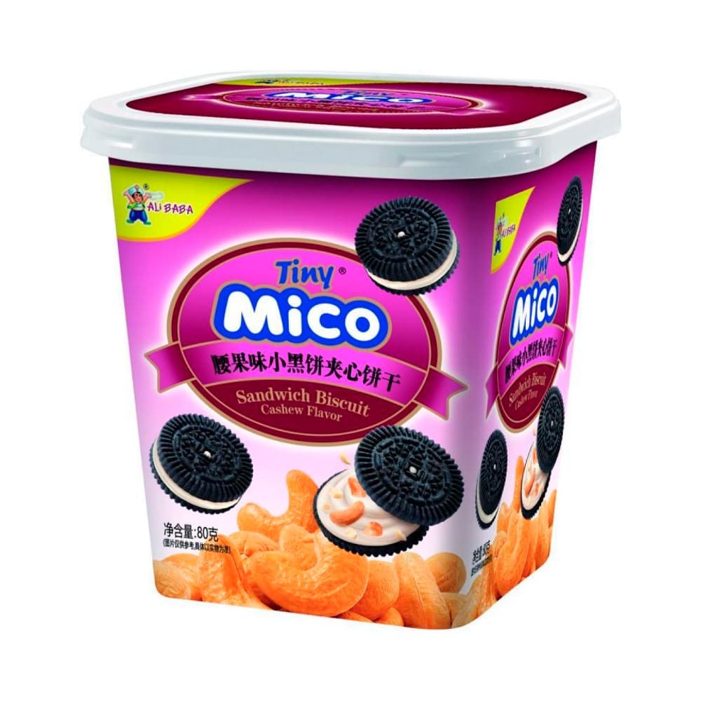 Печенье Tiny Mico Sandwich Biscuit Cashew 80гр