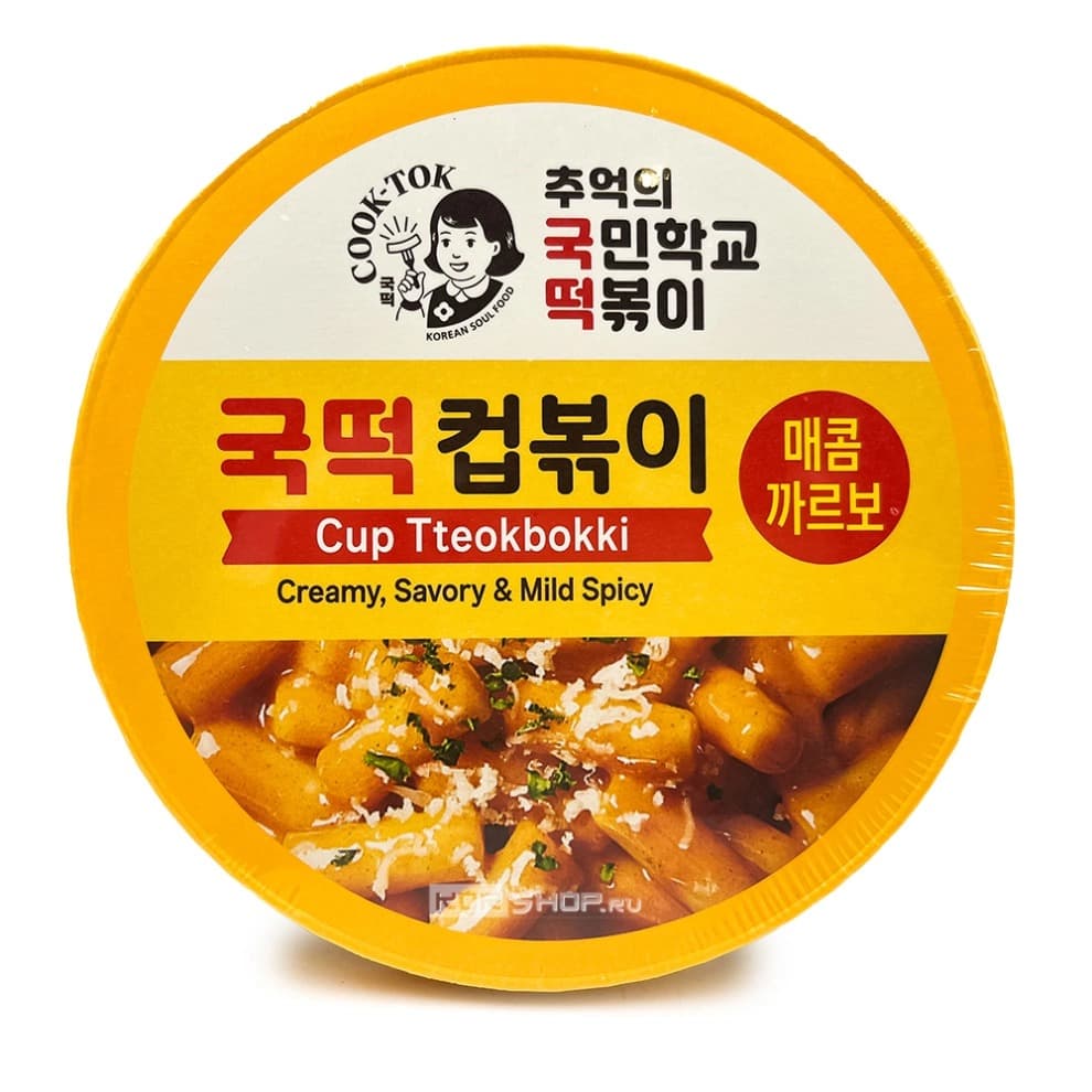 Рисовые палочки COOK-TOK Spicy Carbonara стакан 140гр