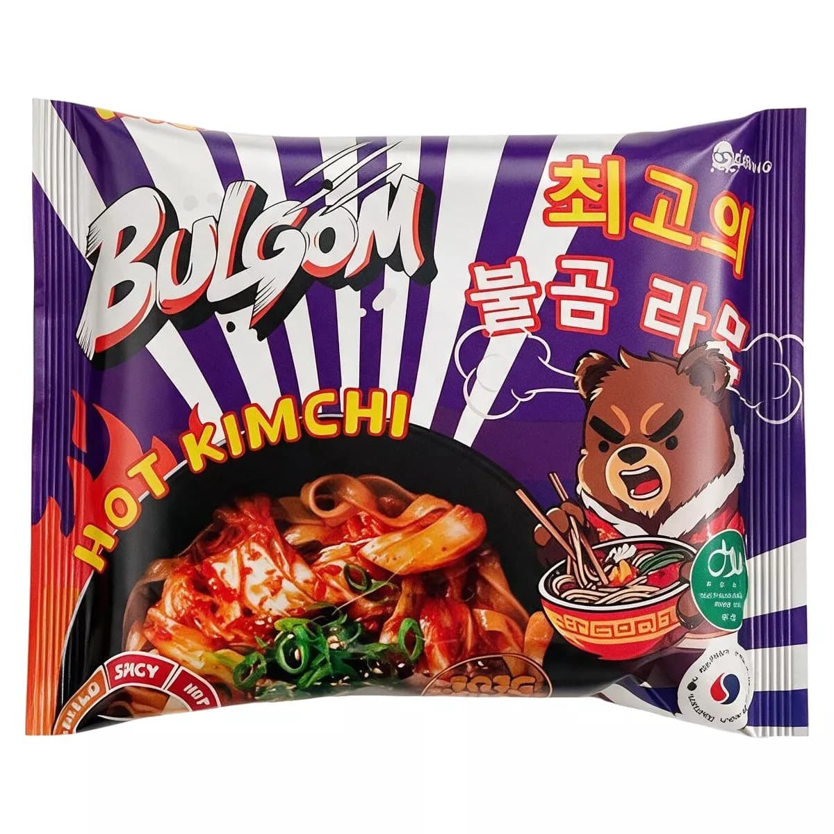 Лапша BULGOM Hot Kimchi 101гр