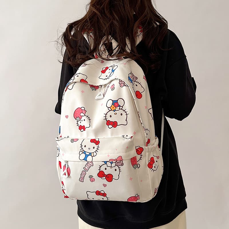 Рюкзак белый "Hello Kitty"