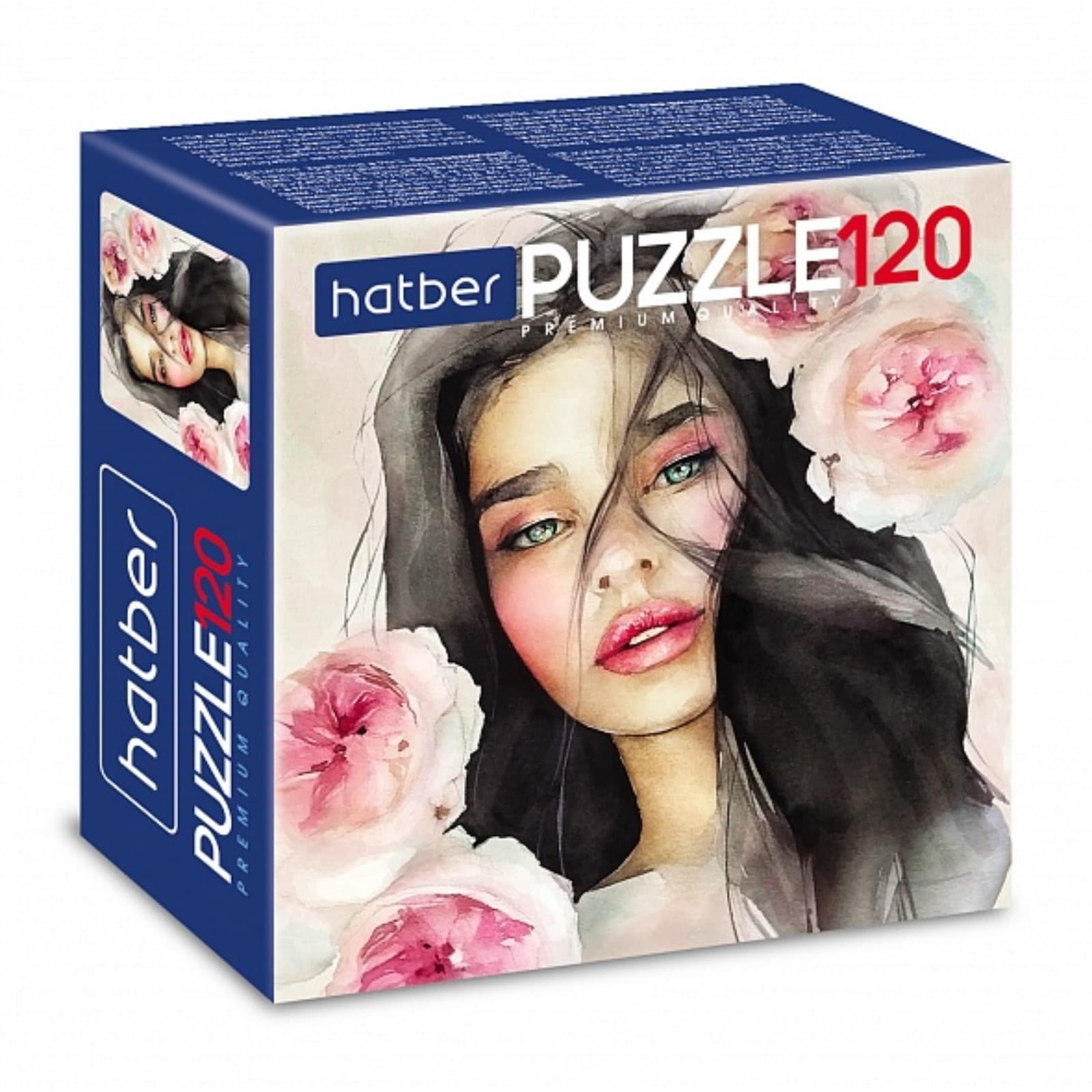 Пазлы 120 элементов 15*15см -Акварельные истории- 120ПЗ5_28063 Hatber Premium