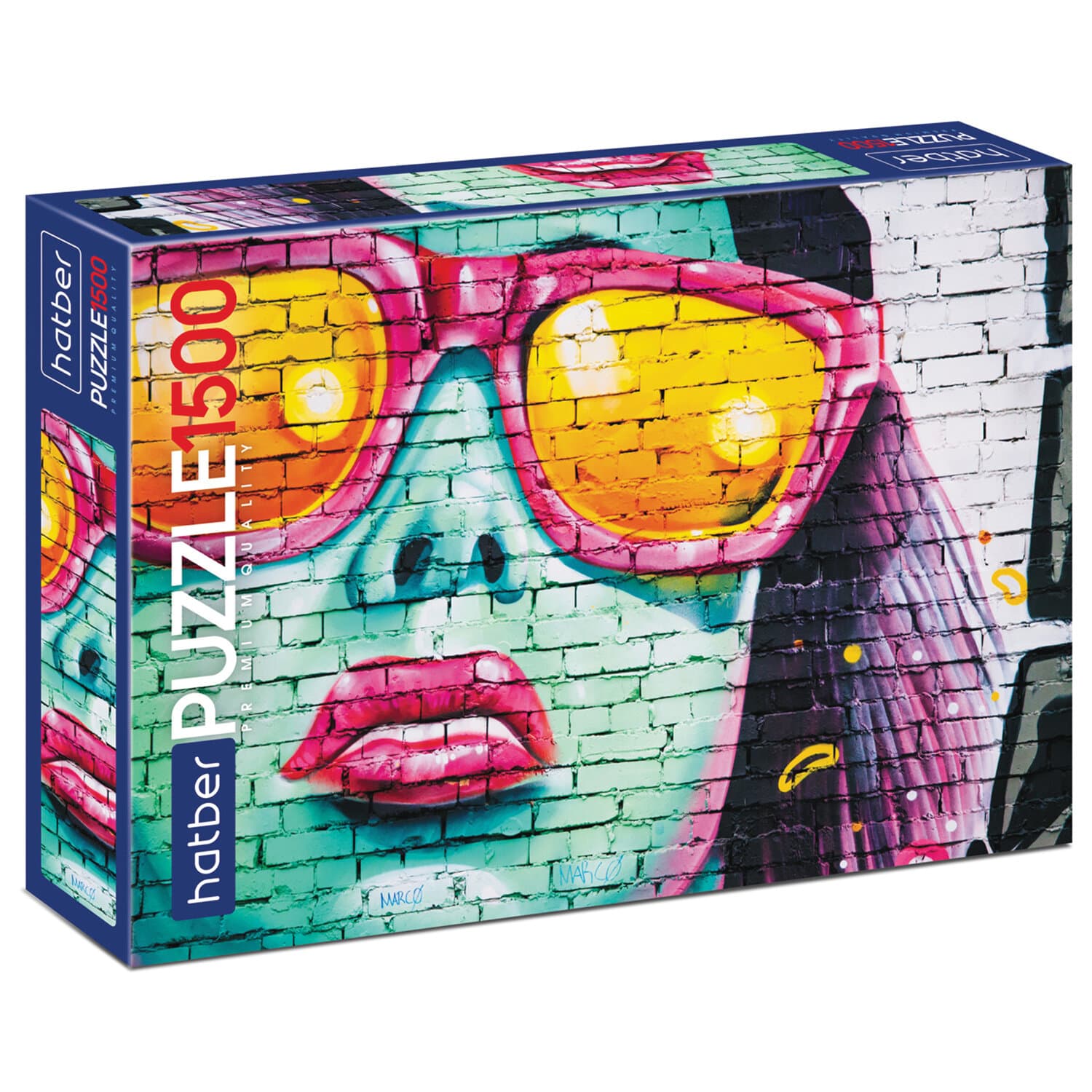 Пазлы 1500 элементов 83*58см -Граффити- 1500ПЗ1_26206 Hatber Premium