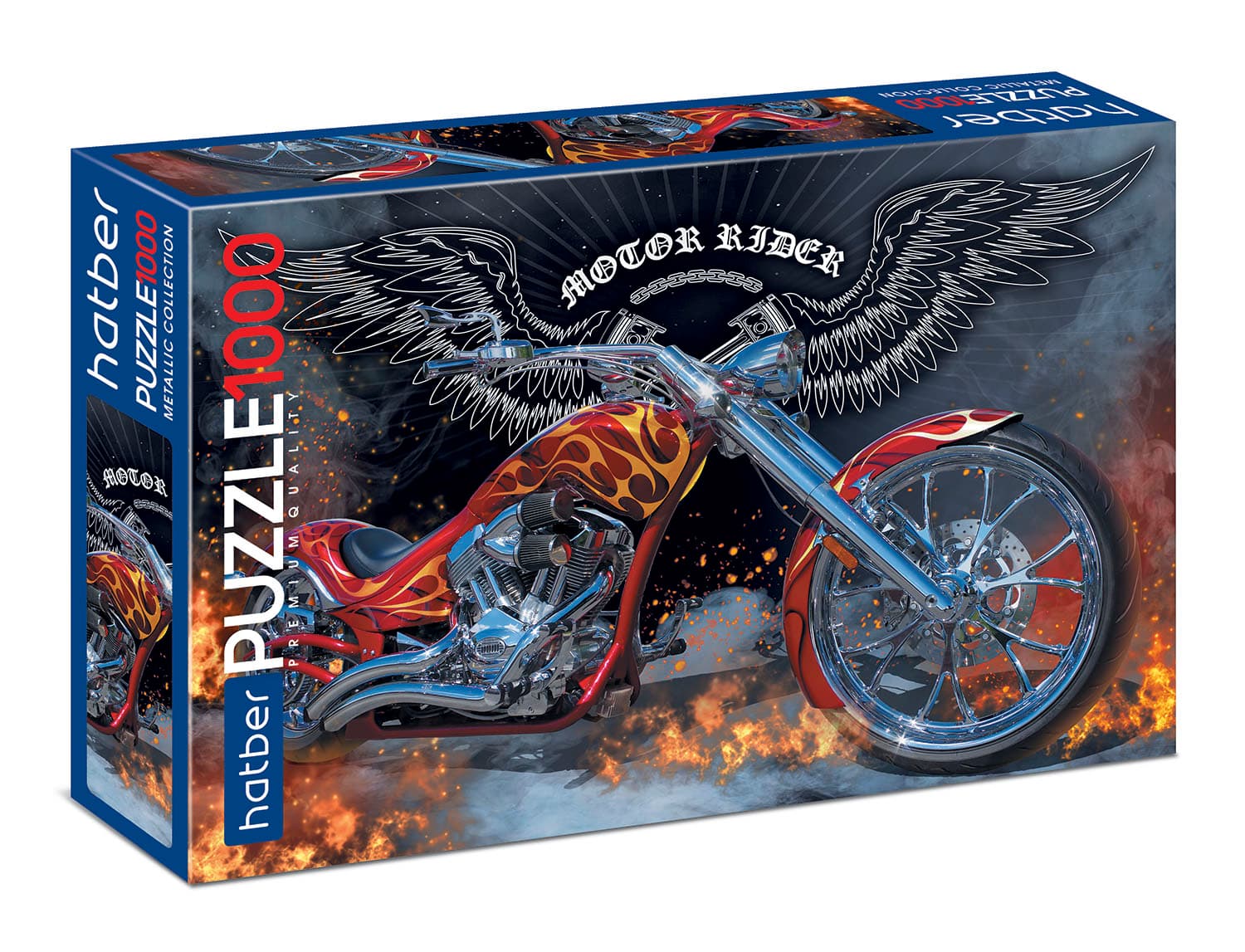 ПАЗЛЫ 1000 элементов А2ф 680х480мм фольгирование -SPEED&DRIFT-