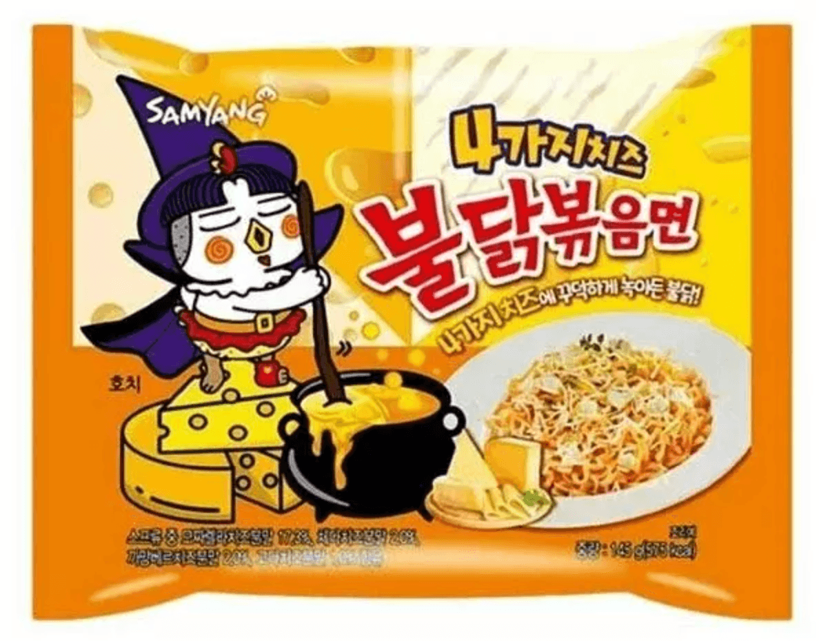 Лапша Samyang Hot Chicken Quattro Cheese 145гр