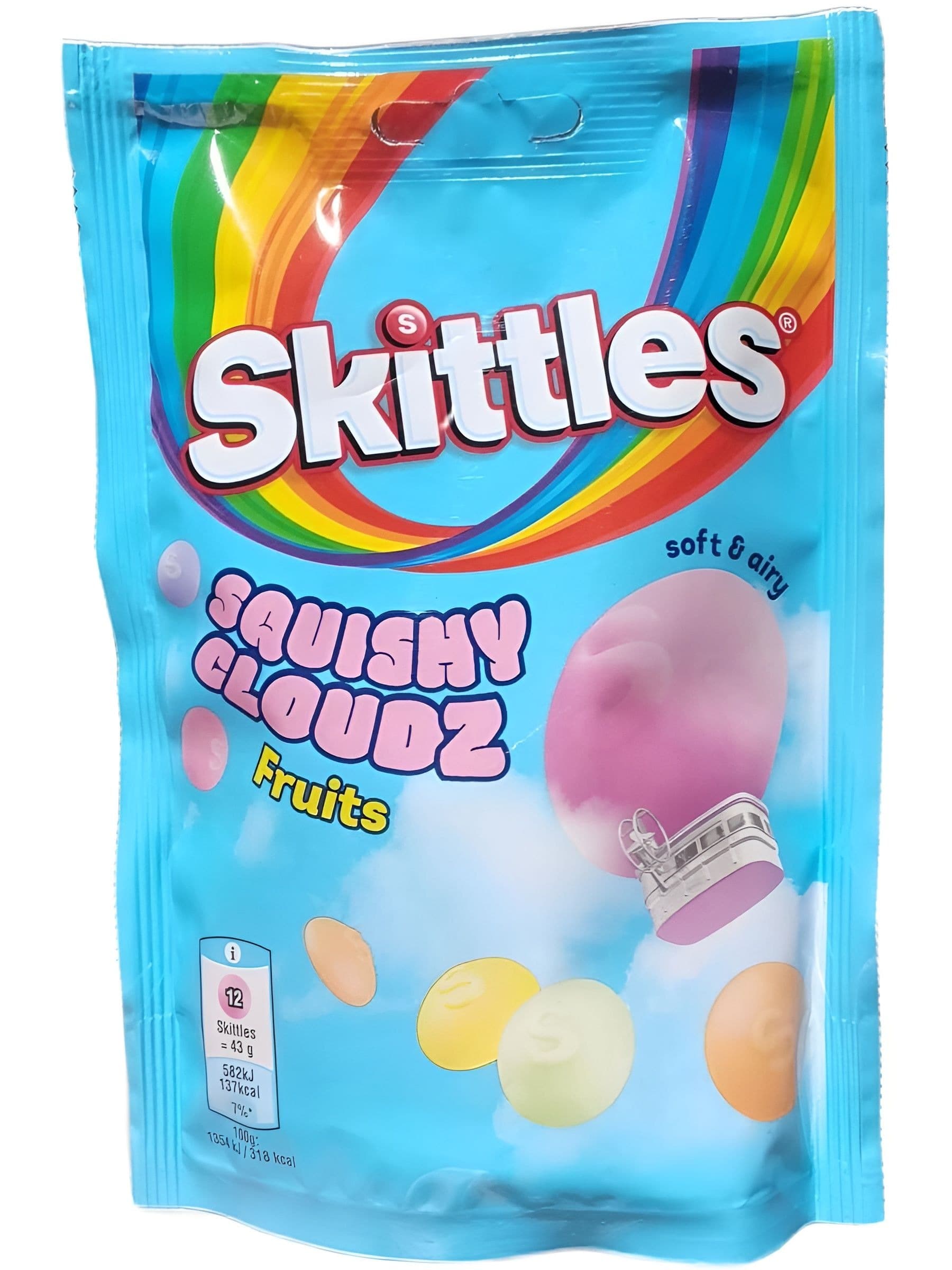 Драже Skittles Squishy Cloud Pouch Fruits (Фруктовые) 70гр (14)