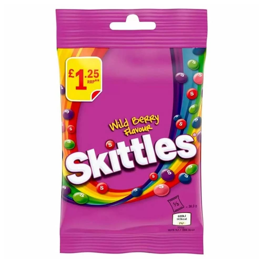 Драже Skittles Wild Berry (Лесные ягоды) 109 гр (14)