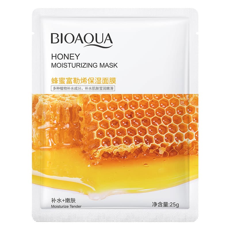 Маска для лица Bioaqua "Мёд" (белая)
