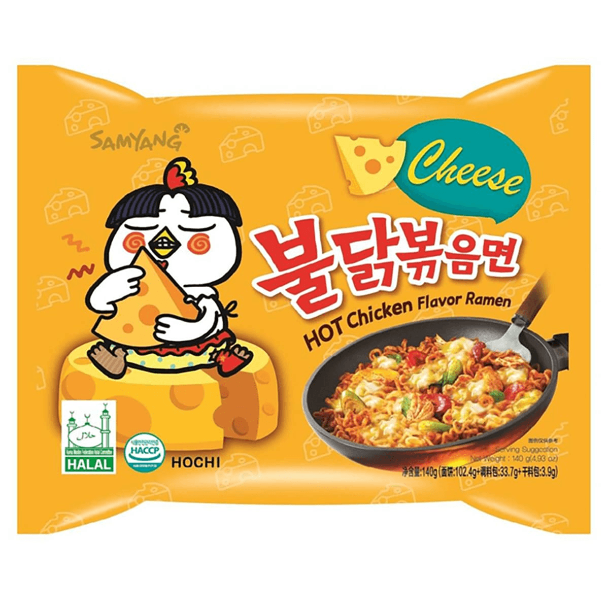 Лапша Samyang Hot Chicken Cheese 140гр