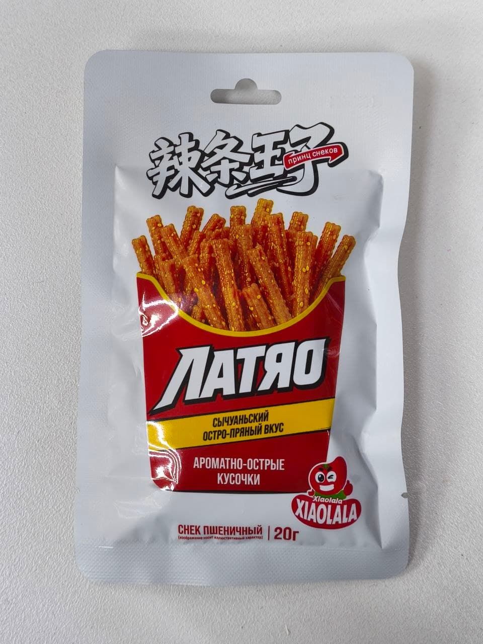 Соевое мясо Латяо Ароматно-острые кусочки 18г