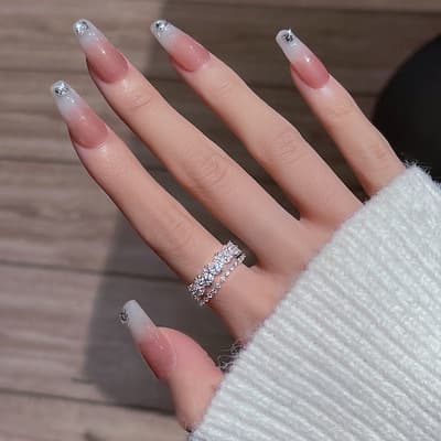Кольцо двойное с большими камнями