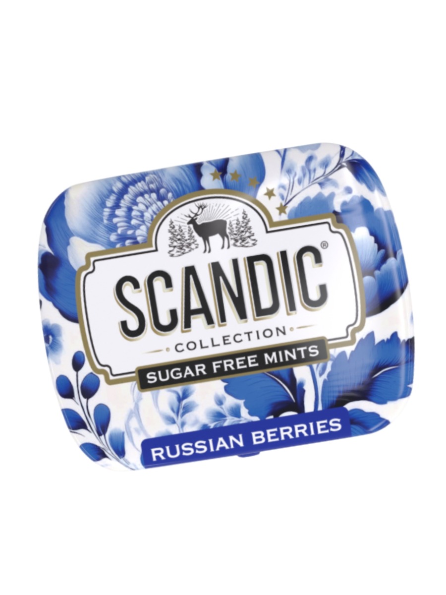 Конфеты Scandic Смородина-базилик      14гр