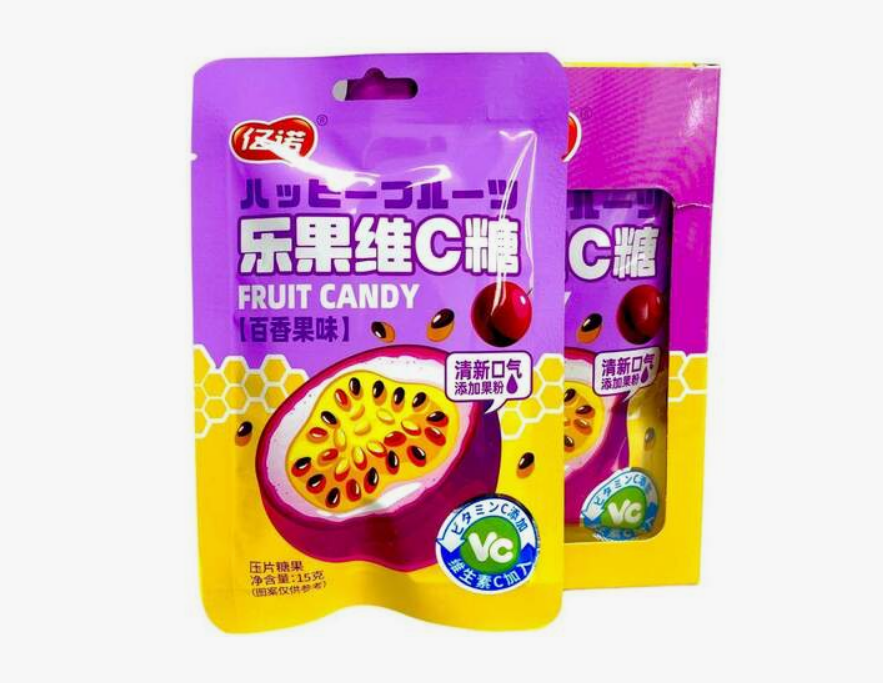 Конфеты - драже "Fruit candy" со вкусом маракуйи, 15г