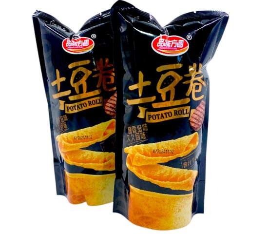 Чипсы PINWEIFANGYUAN со вкусом говядины в соевом соусе 35гр