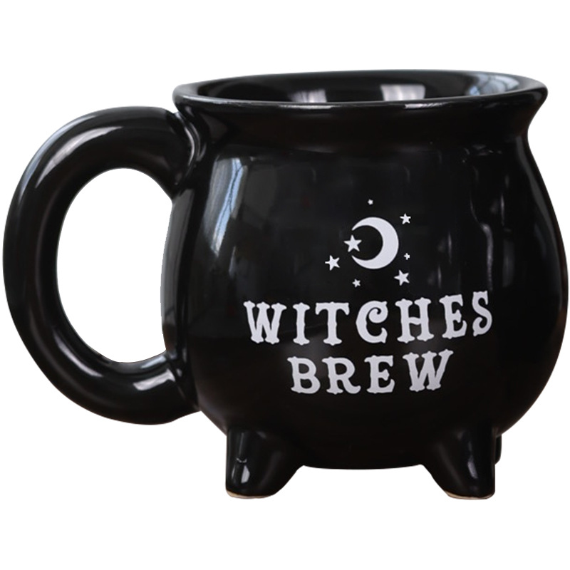 Кружка-котелок "Witches brew" черная