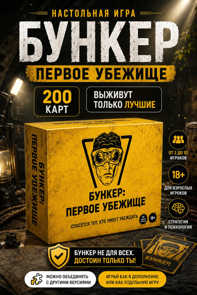 Настольная игра "Бункер: Первое убежище"