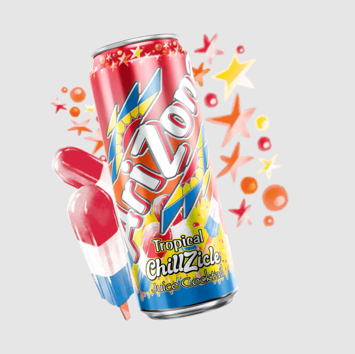 Сокосодержащий напиток AriZona Tropical Chillzicle со вкусом тропических фруктов, 650 мл