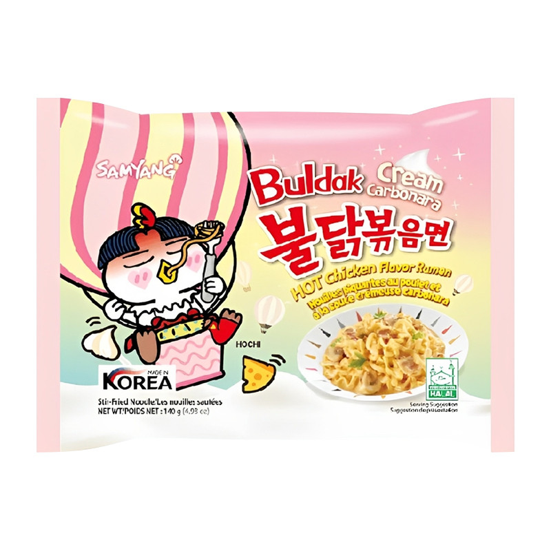 Лапша Samyang Hot Chicken Carbonara Cream   140гр