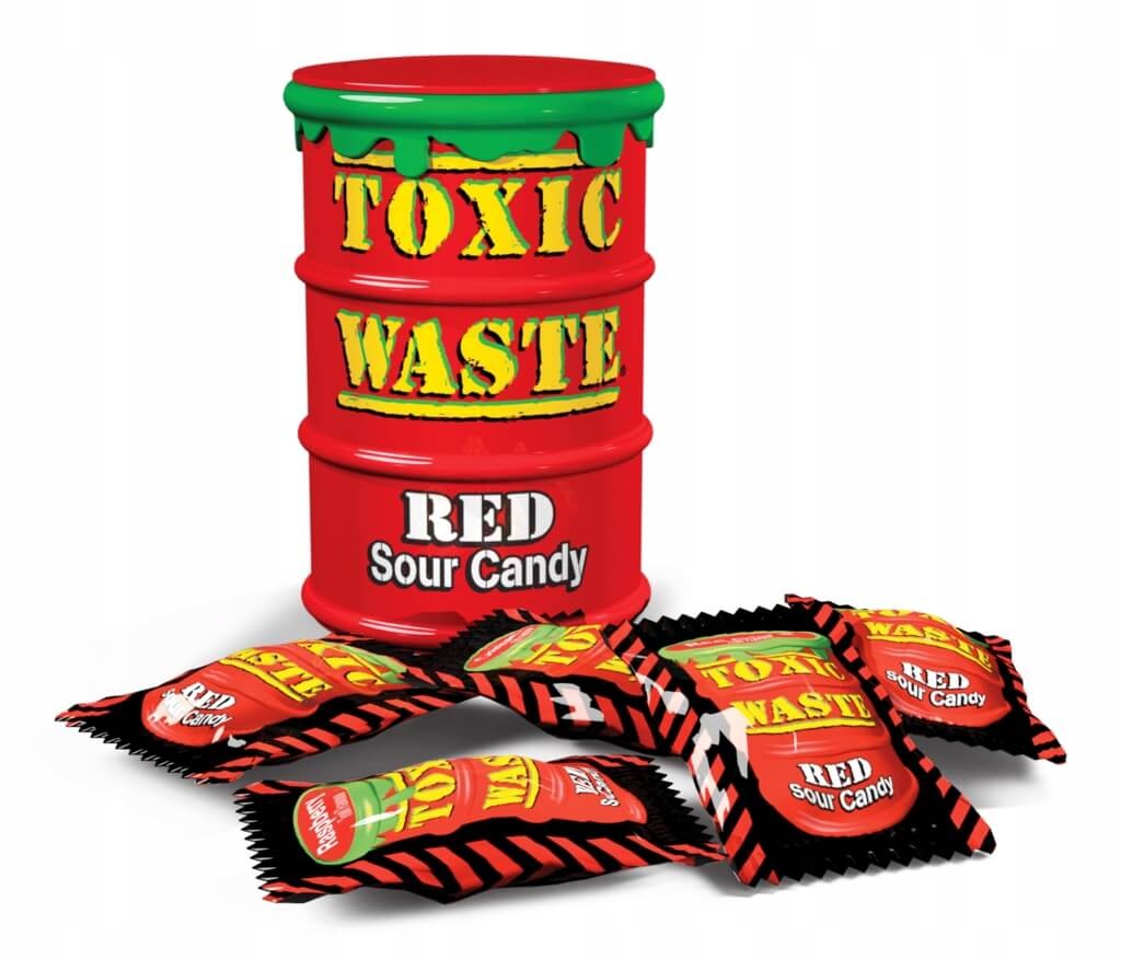 Леденцы Toxic Waste Red    42гр