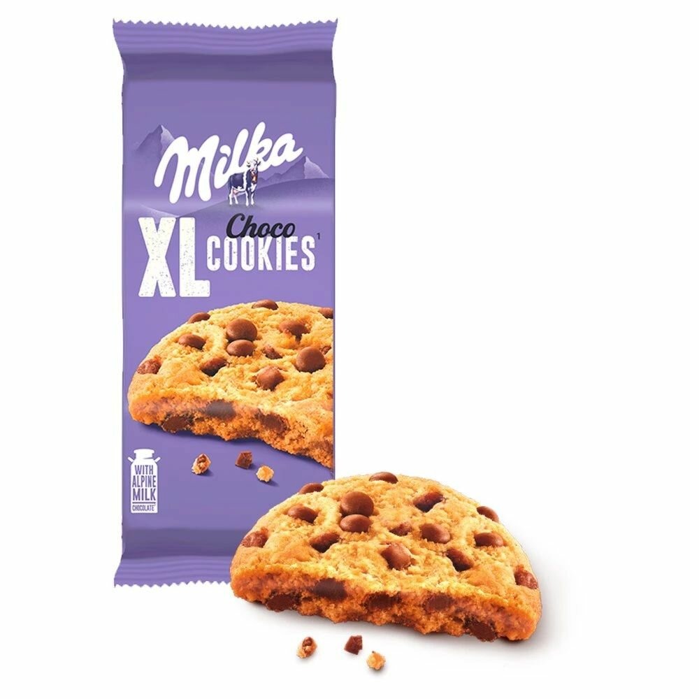 Печенье Milka XL Cookies Choko    184гр