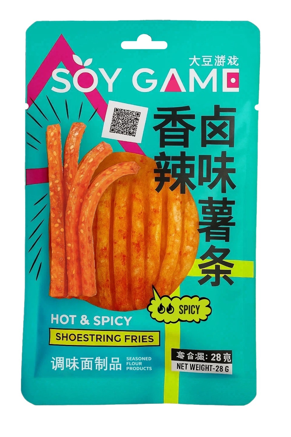 Снек Soy Game Fry Spicy hot sticks   28гр