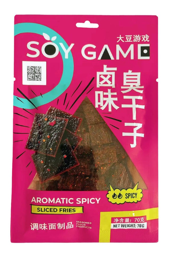 Снек Soy Game Spicy and Aromatic slices   70гр