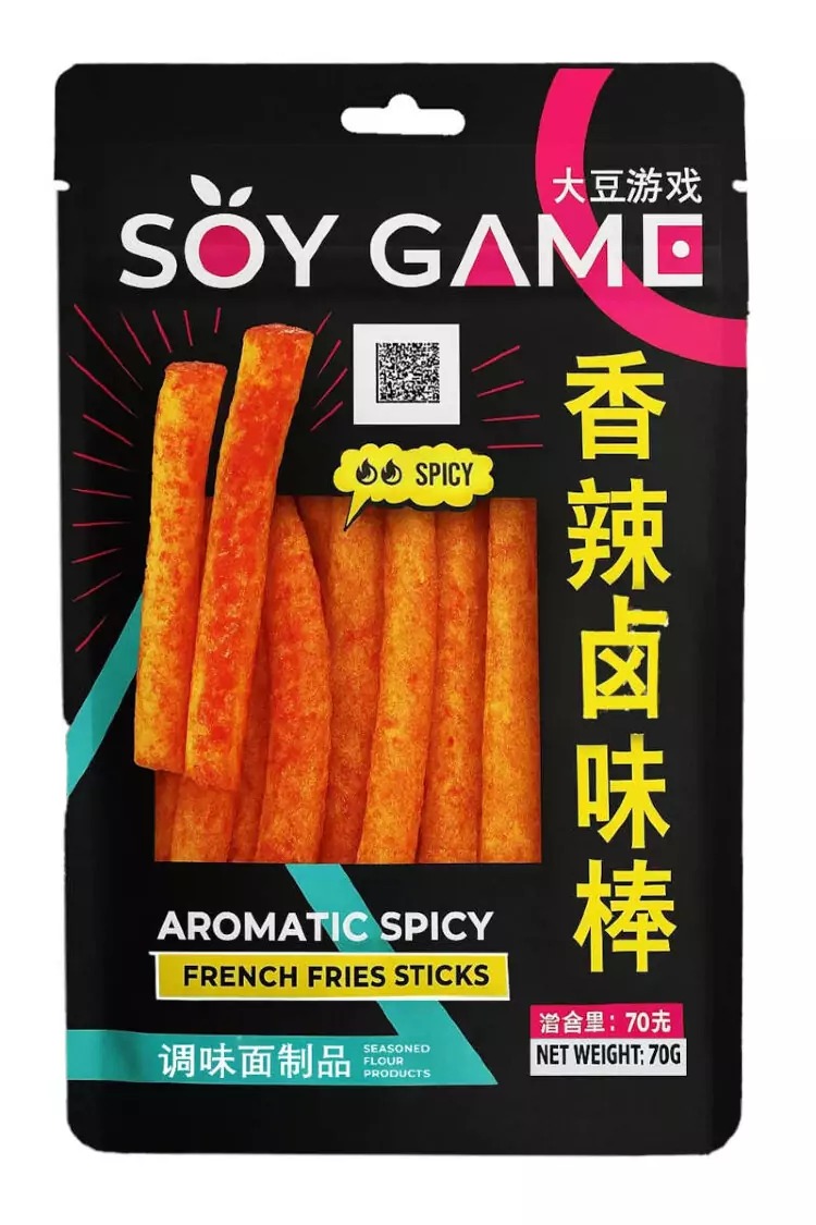Снек Soy Game Spicy and Aromatic sticks   70гр