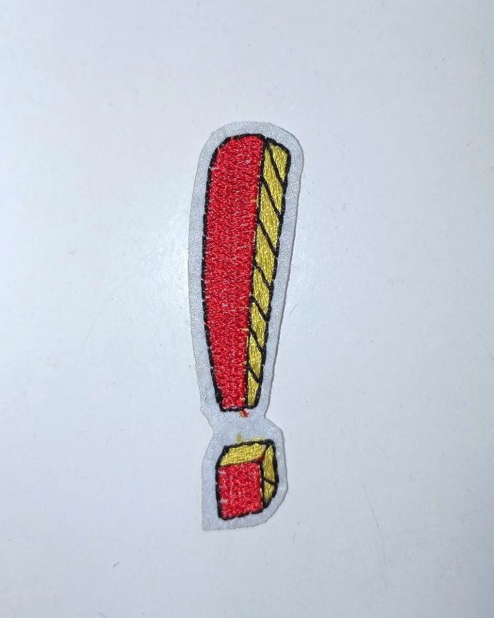 Нашивка "Восклицательный знак"