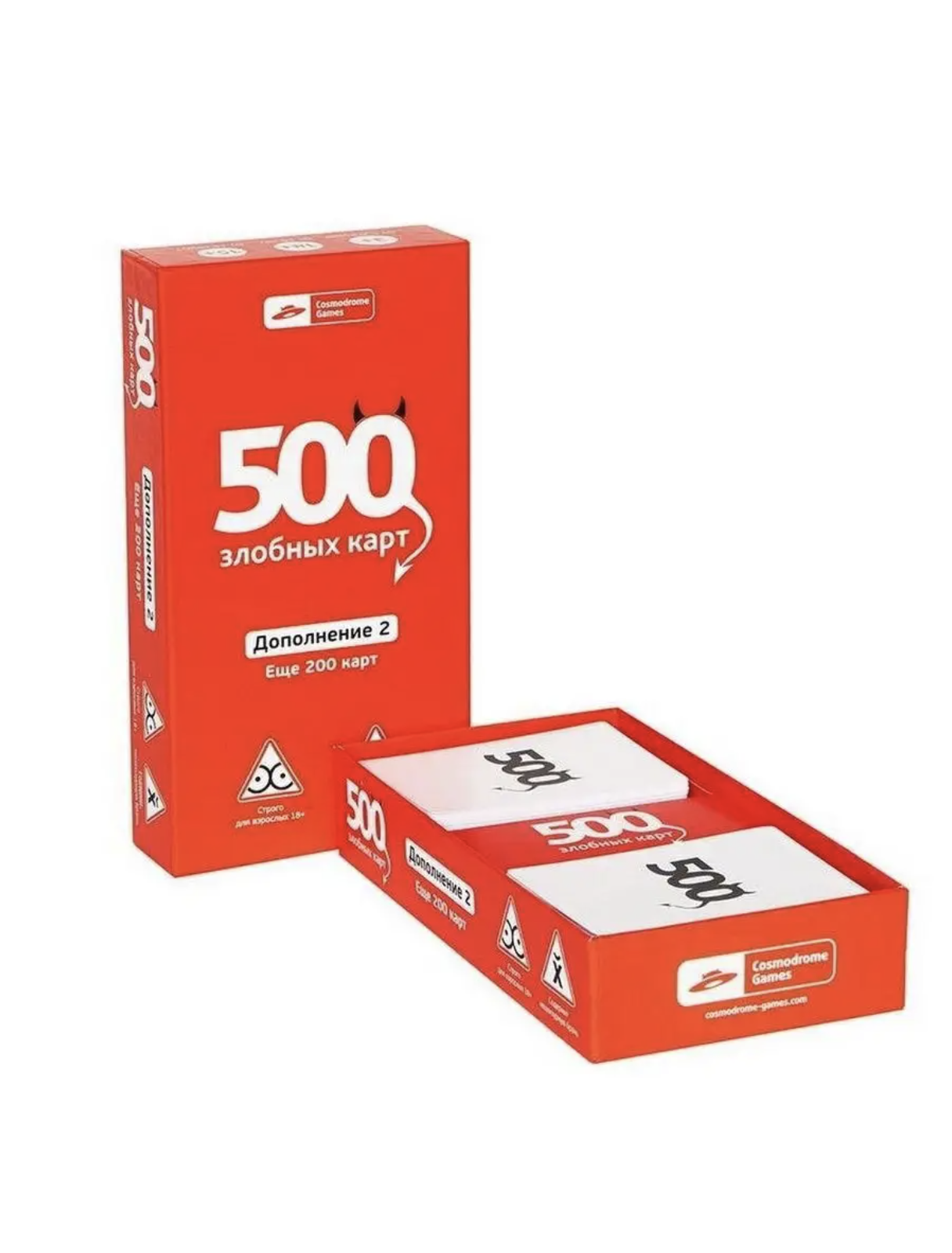 Настольная игра "500 злобных карт" доп. 2 (красная кор)