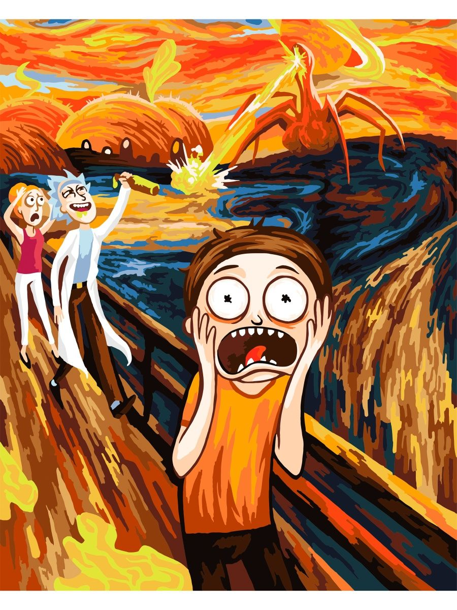 Картины по номерам "Морти Крик" 40х50 см