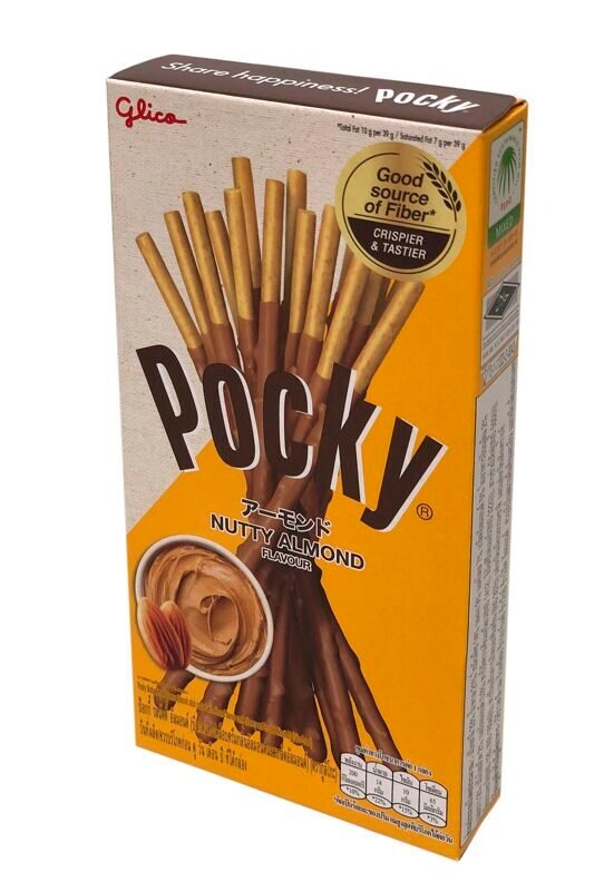 Бисквитные палочки Pocky Biscuit Stick Nutty Almond 39гр