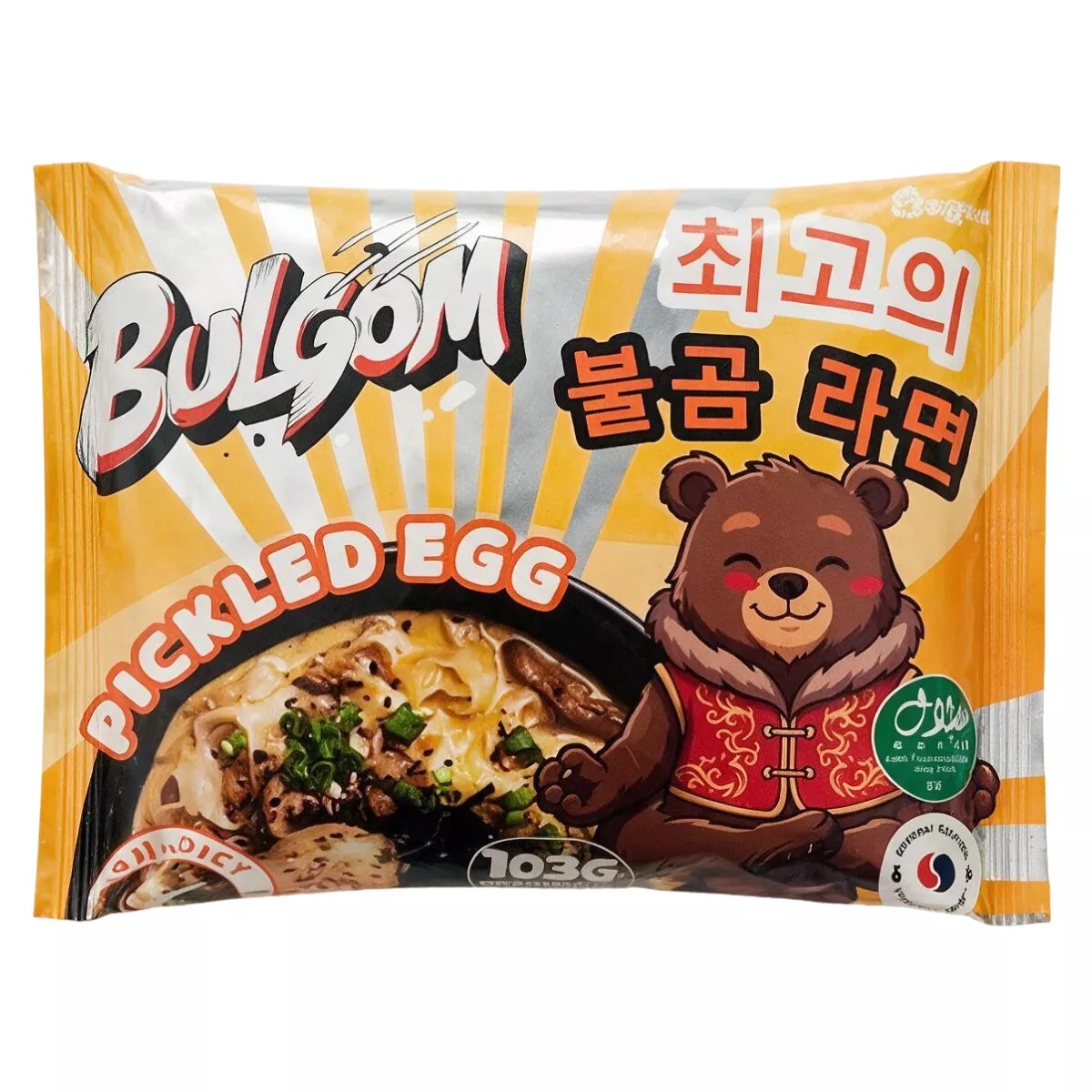 Лапша BULGOM Pickled Egg 103гр