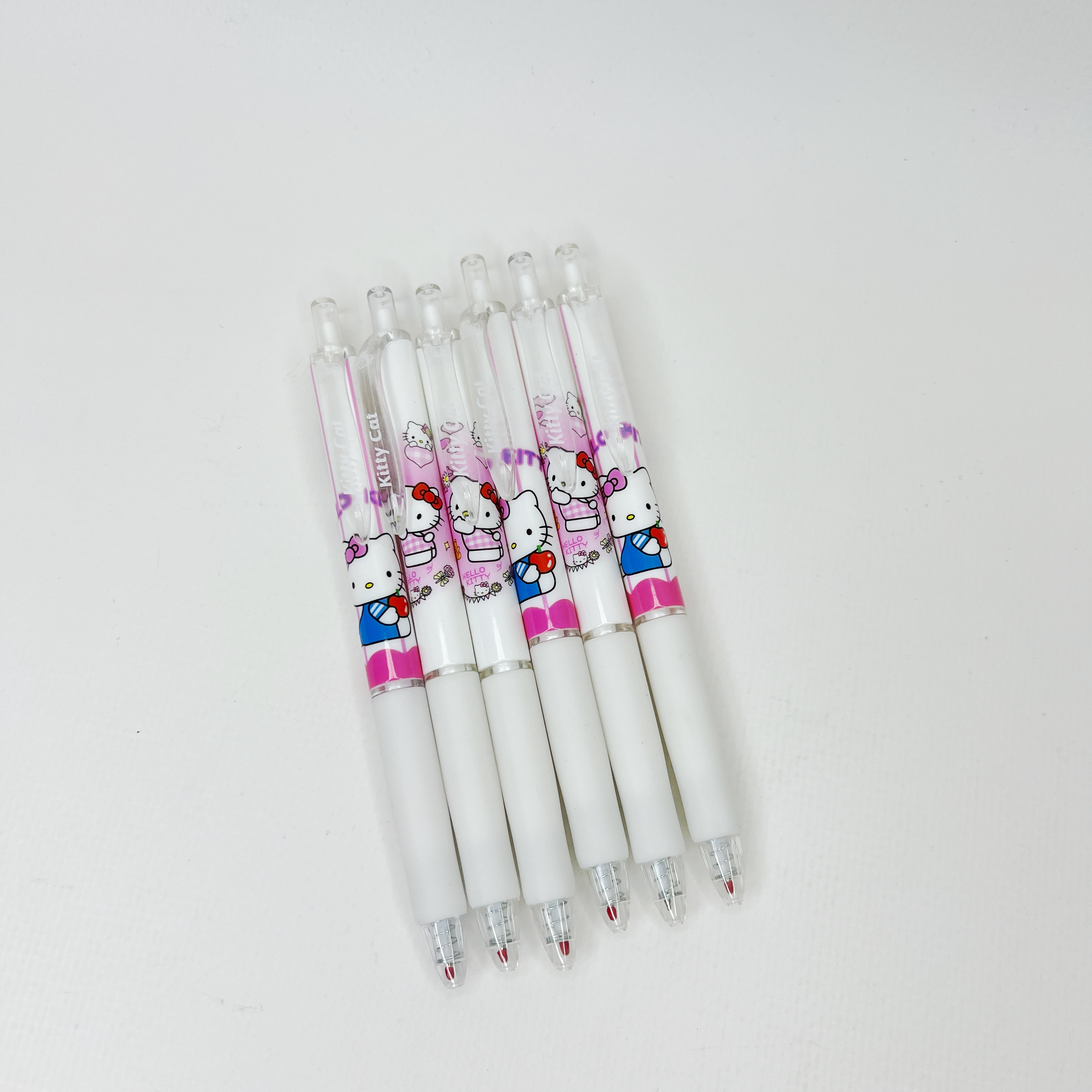 Ручка автоматическая с резиновой вставкой "Hello Kitty" роз