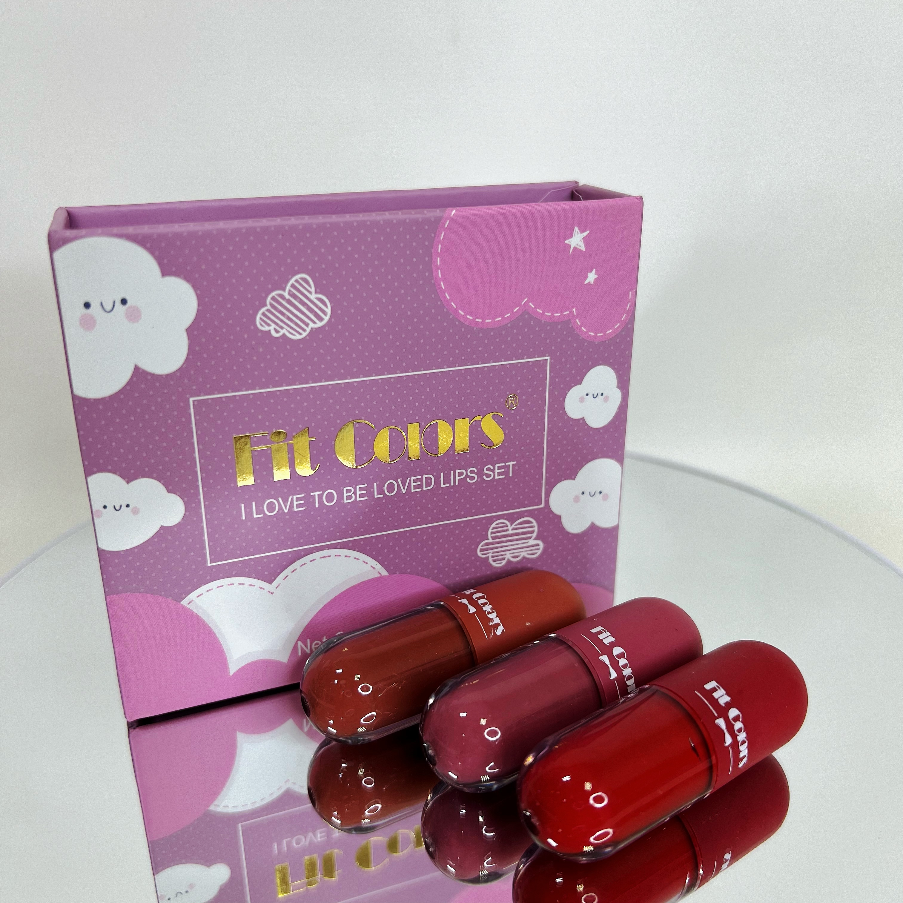 Набор помад 3 шт "Fit colors"