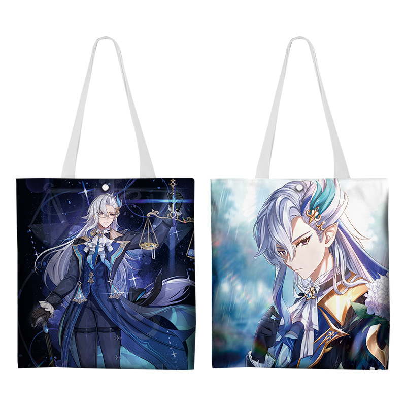 Шоппер "Genshin Impact" Нёвиллет (синий)