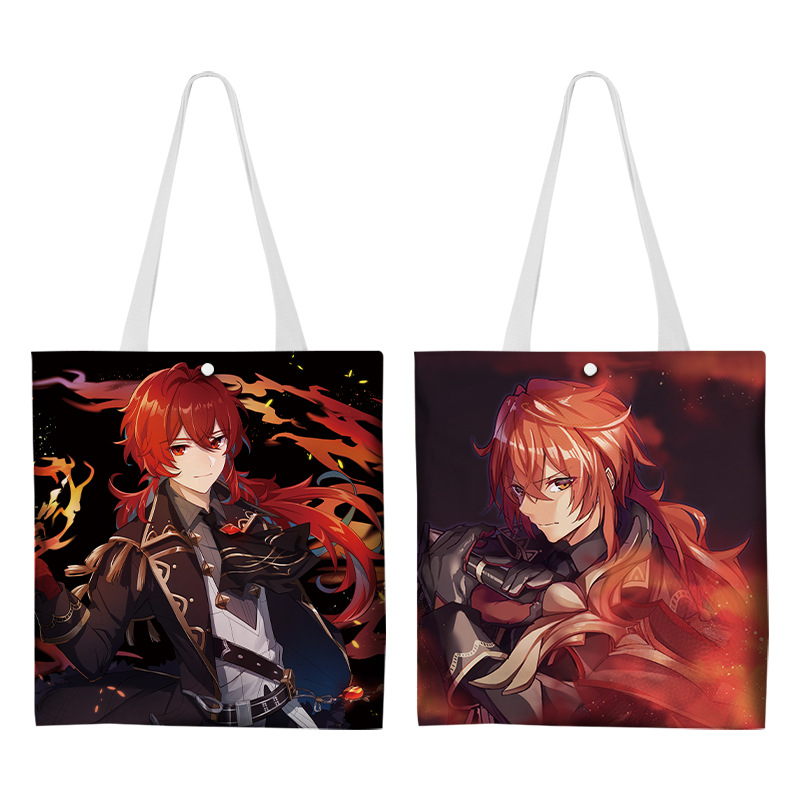 Шоппер "Genshin Impact" Дилюк (красный)