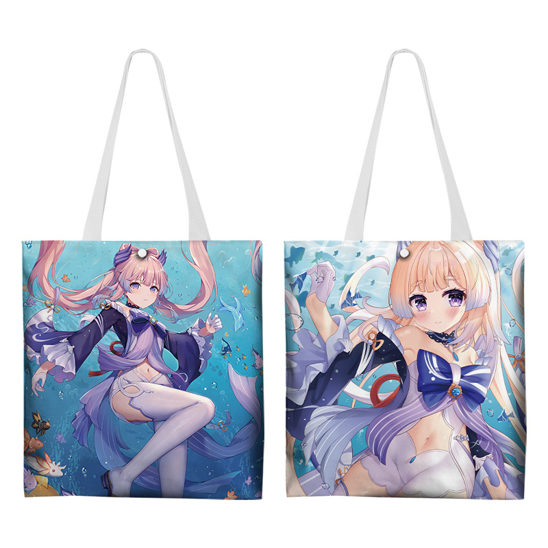 Шоппер "Genshin Impact" Кокоми (голубая)