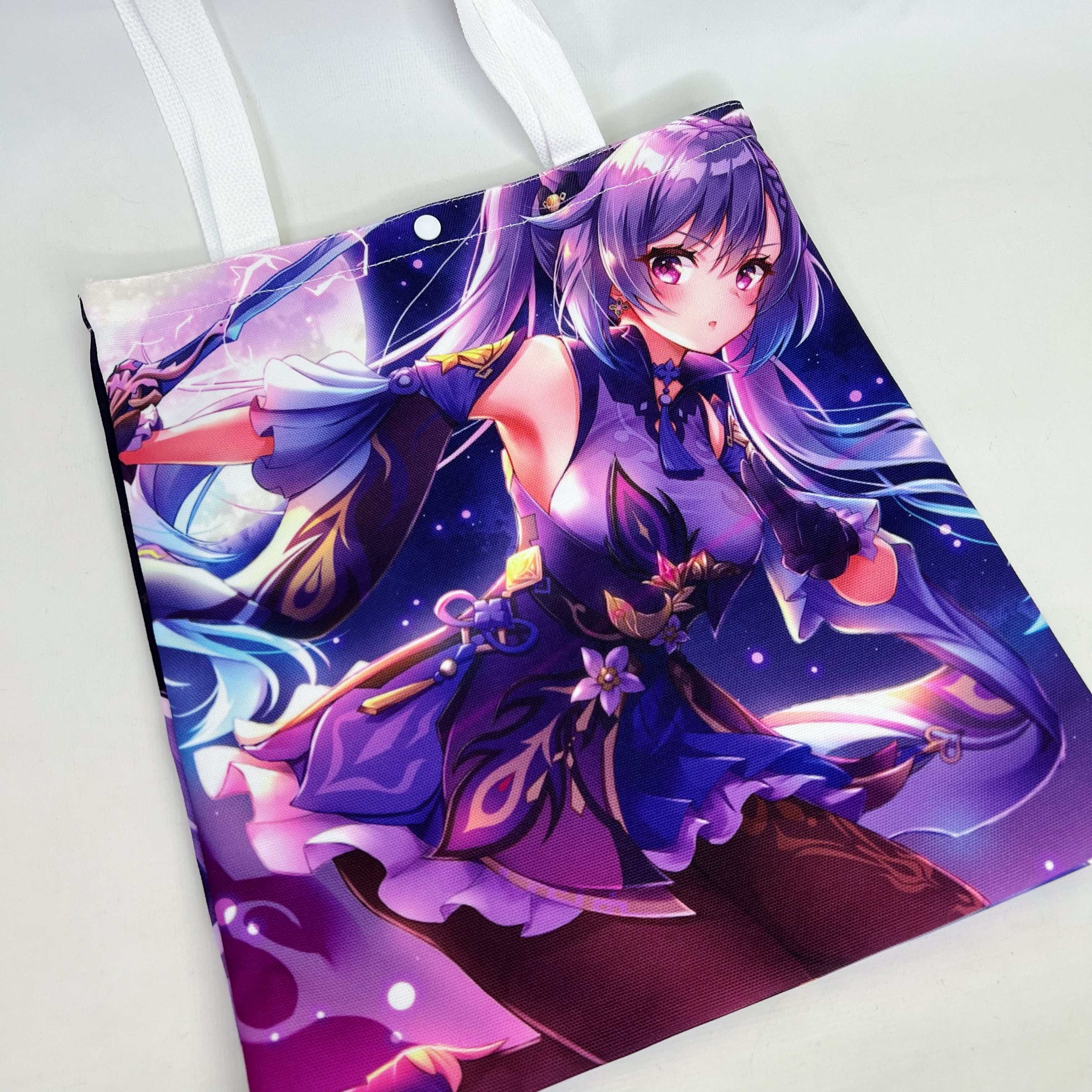 Шоппер "Genshin Impact" Кэ Цин (фиолетовая) - фото 2