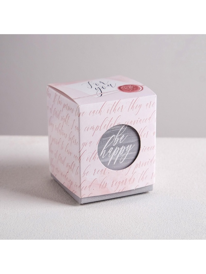 Коробка бонбоньерка, упаковка подарочная, «For you», 6 х 7 х 6 см