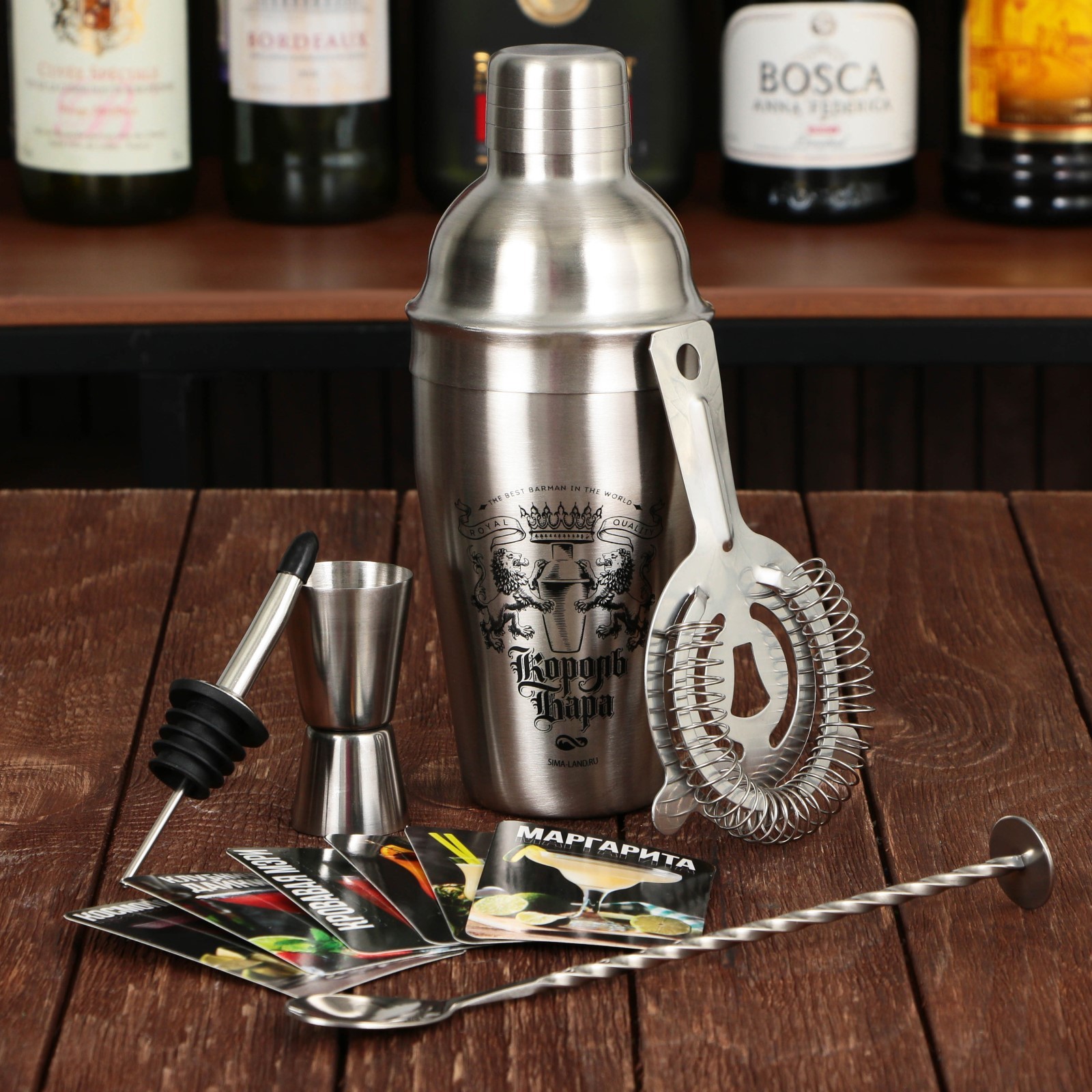 Подарочный набор барный «Король вечеринки»: 5 предметов - фото 2