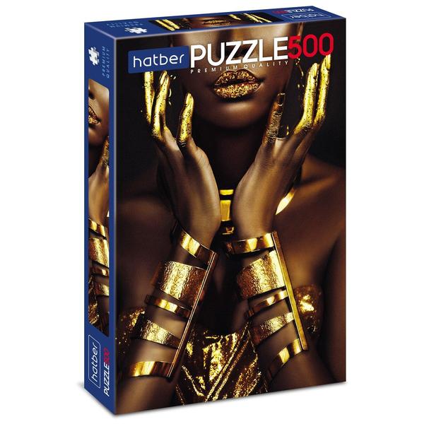Пазлы 500 элементов 33*48см -Golden lady- 500ПЗ2_31748 Hatber Premium