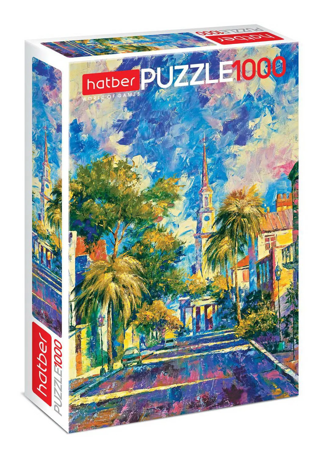 Пазлы 1000 элементов 45*68см -Южный пейзаж- 1000ПЗ2_18696 Hatber