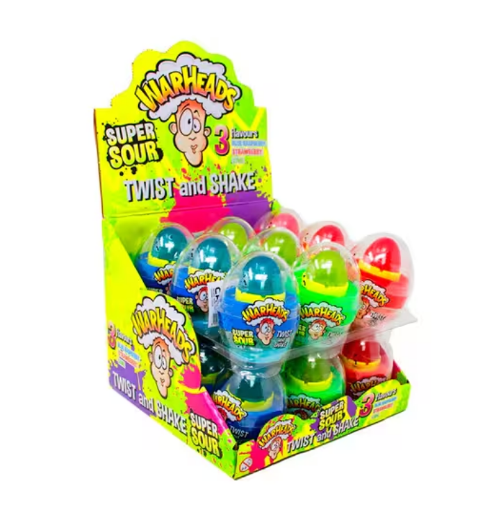 Кислая пудра Warheads Super Sour Twist & Shake, 18 г