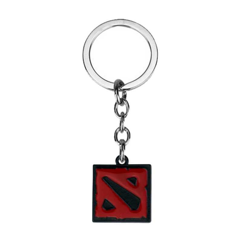 Брелок "Dota" квадрат цвет черный