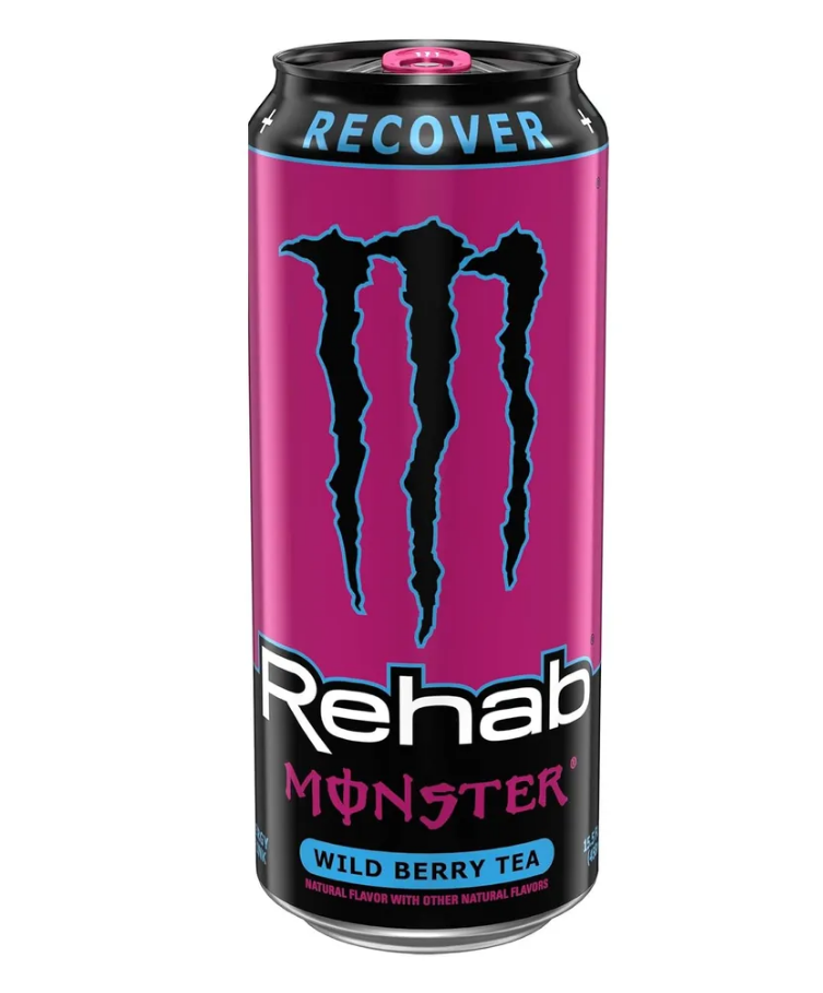 Энергетический напиток Monster Rehab Wild Berry Tea м  458мл