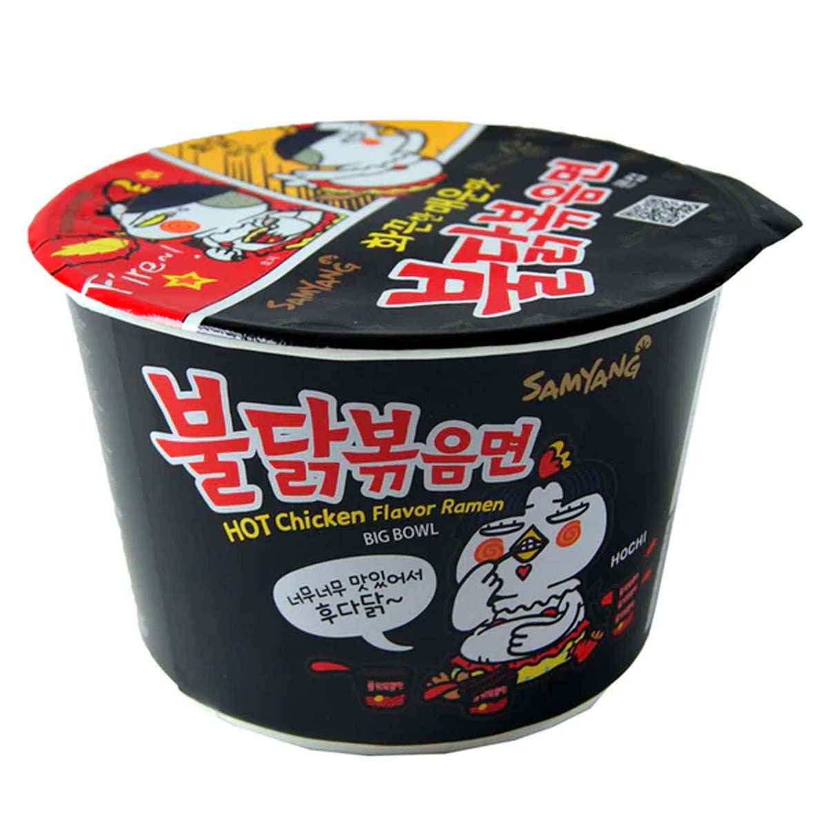 Лапша Samyang Hot Chicken Big Bowl со вкусом острой курицы 105 гр. (16)