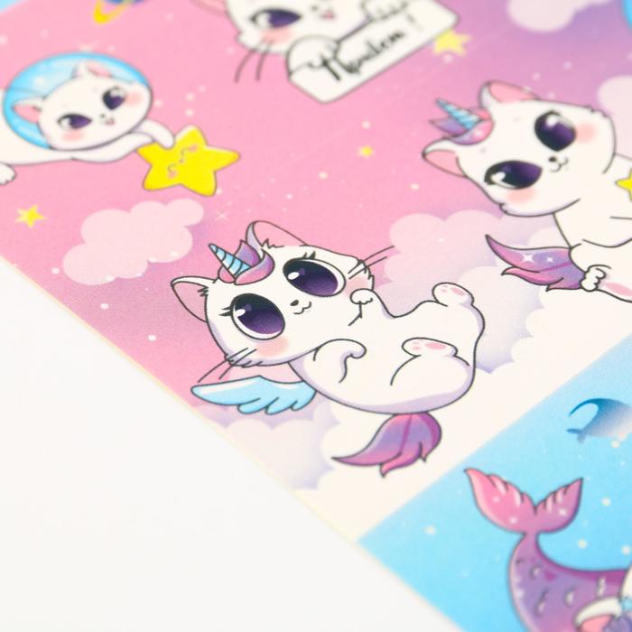 Наклейки бумажные Magic cat, 11 × 15,5 см - фото 2