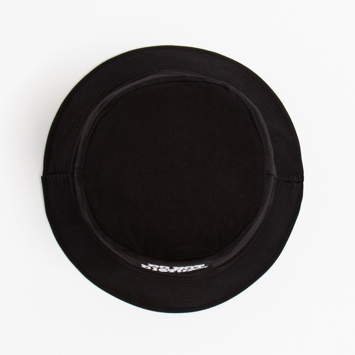 Панама "Do not disturb", цвет черный, р-р 56--58 - фото 2