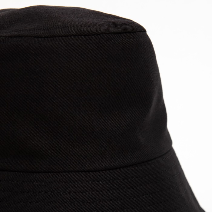 Панама "Do not disturb", цвет черный, р-р 56--58 - фото 3